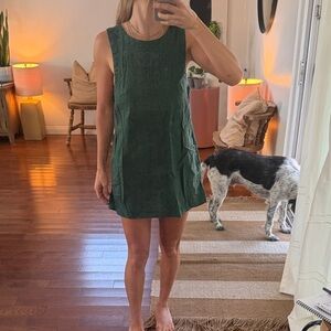 Sleeveless Green Shift Free People Dress